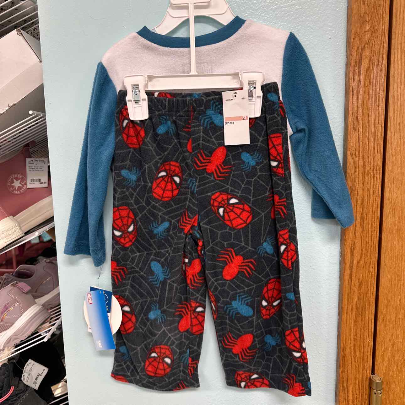 2T NEW Spiderman Pajamas