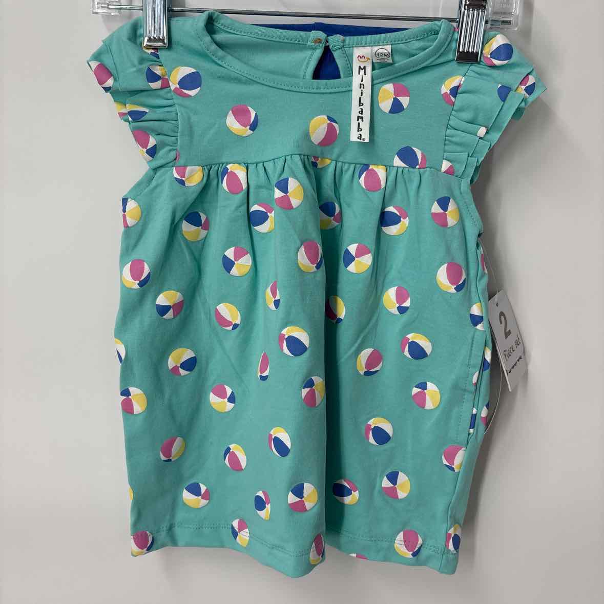 12 Months NEW MiniBamba 2pc Outfit