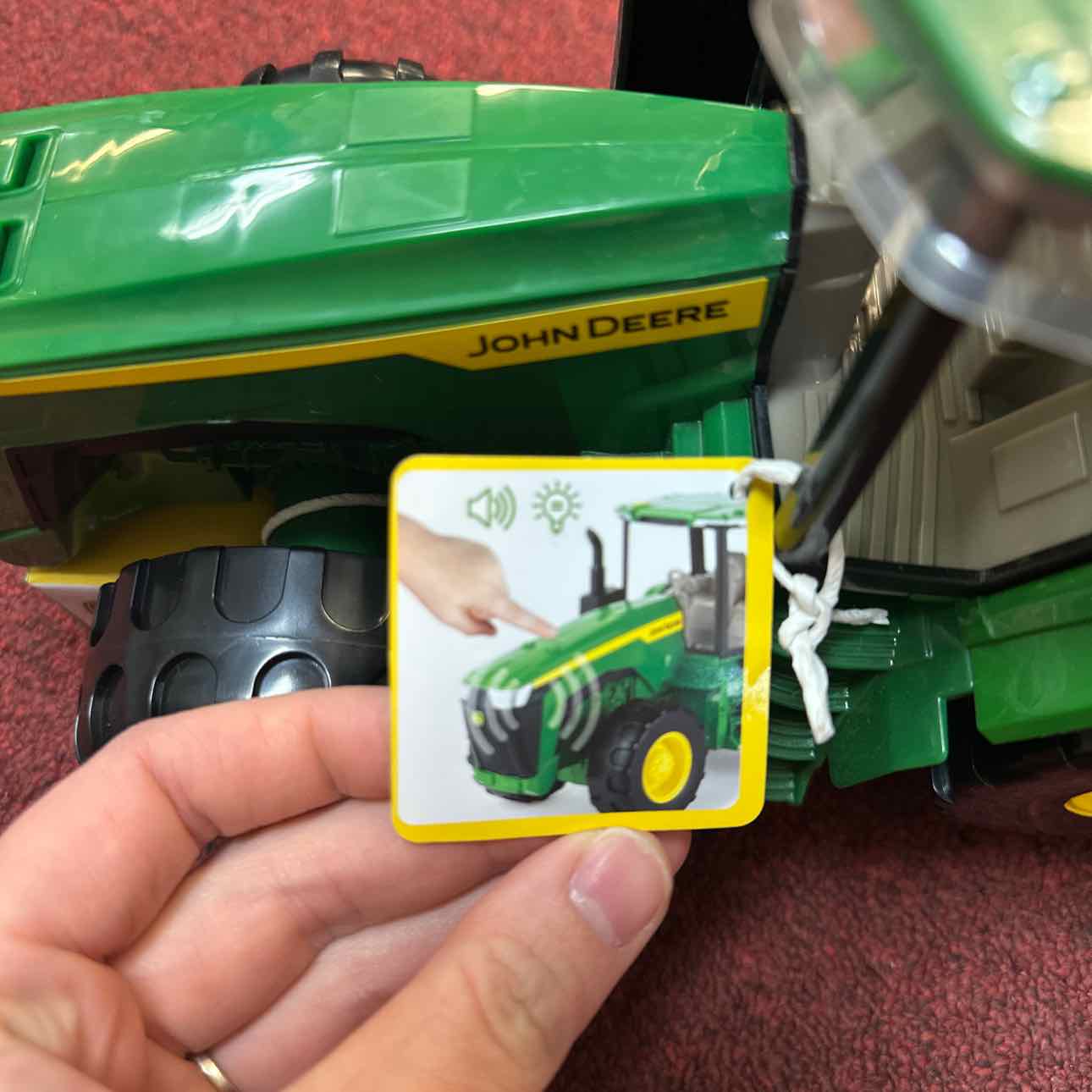 NEW John Deere 12" Lights & Sounds Tractor Toys