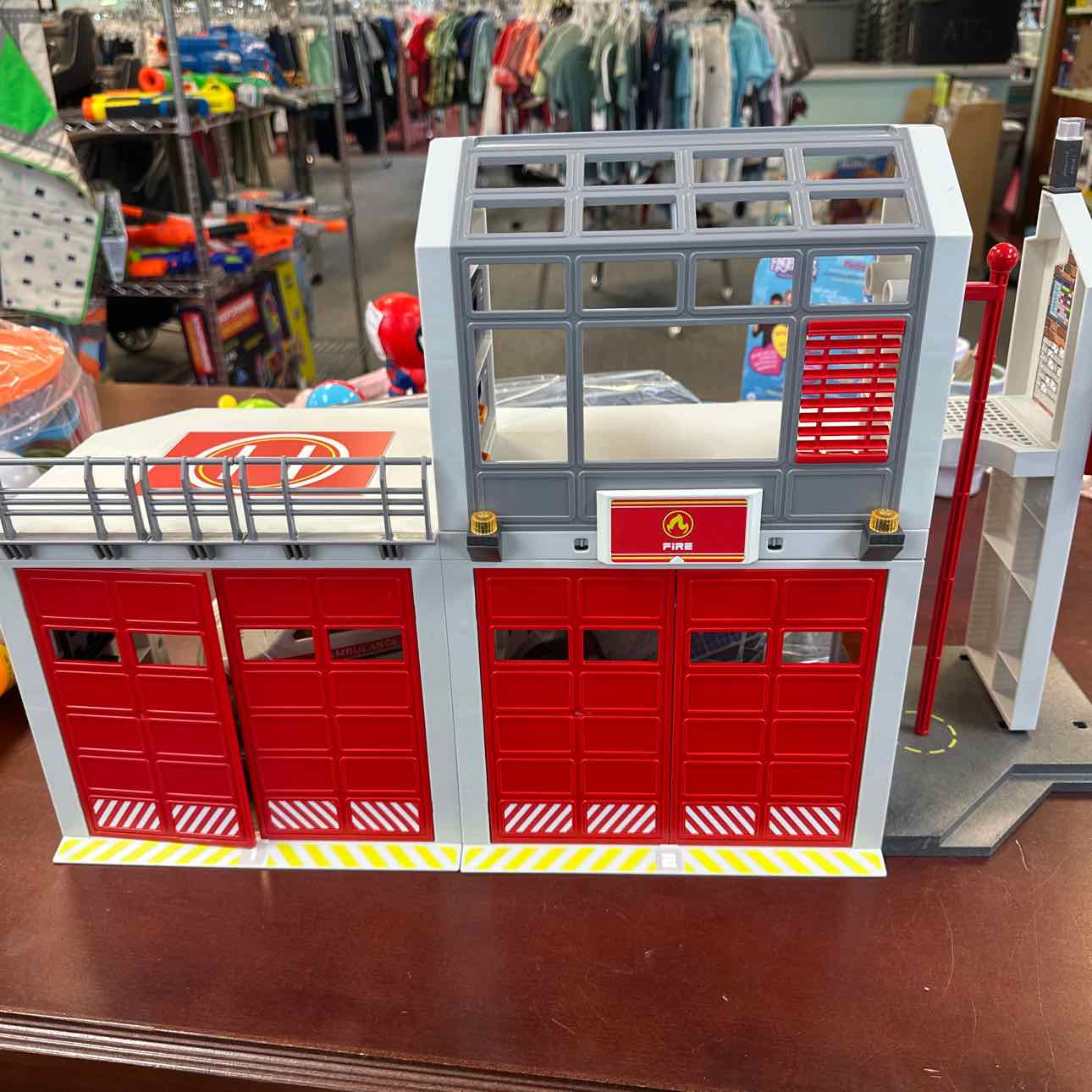 Playmobil Fire Station Playset Toys