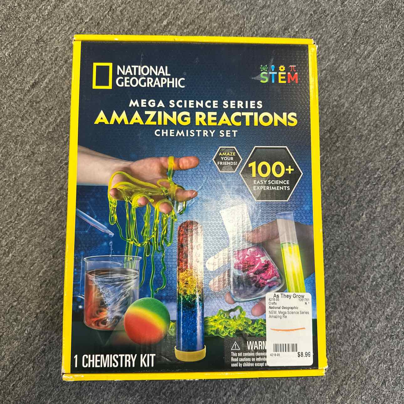NEW National Geographic Mega Science Series Amazing Reactio Crafts