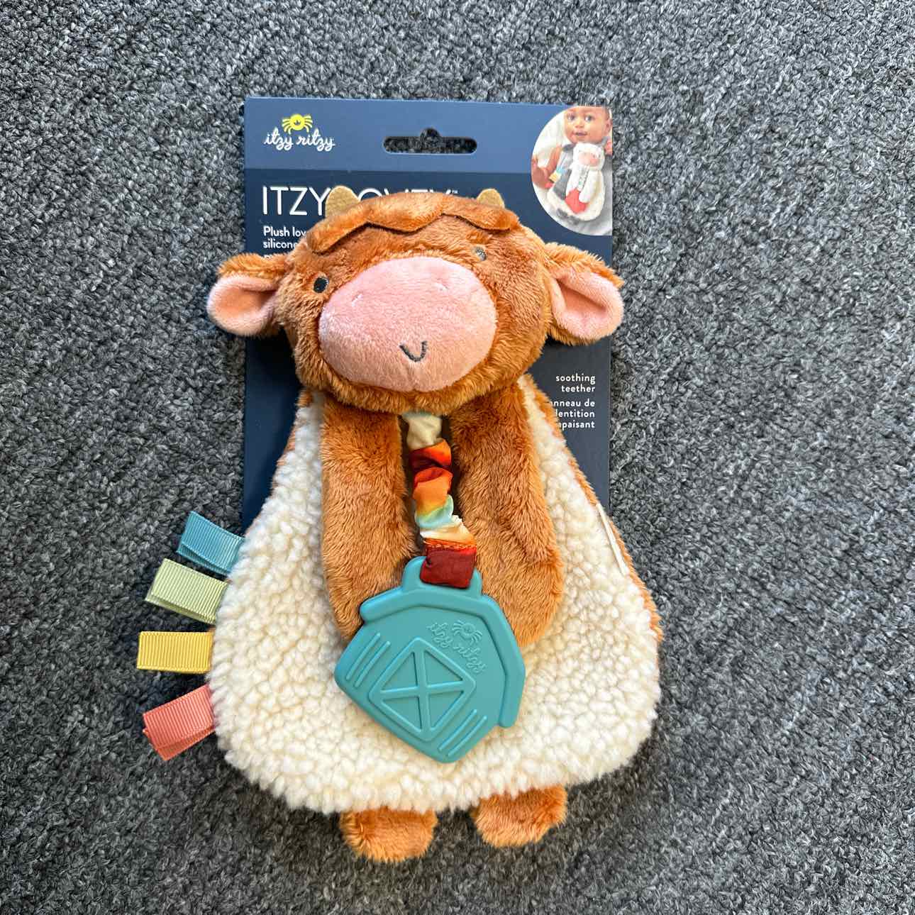Highland Cow Lovey NEW Itzy Ritzy Misc Items