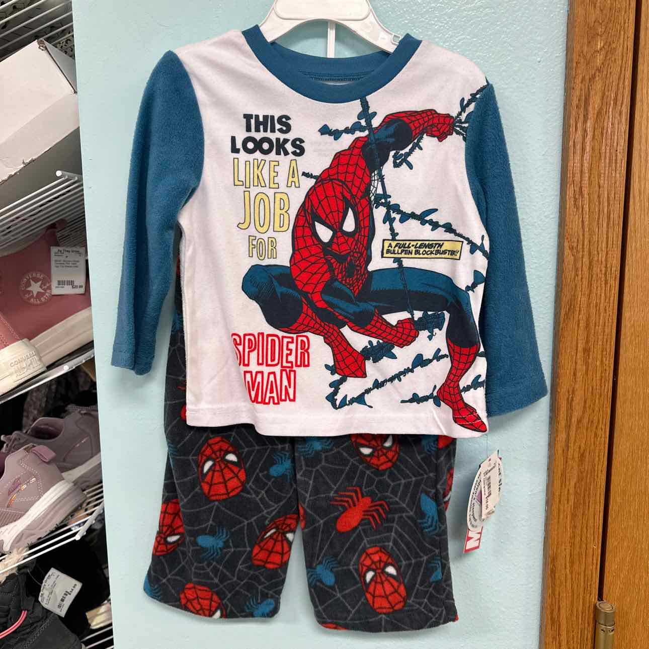 2T NEW Spiderman Pajamas