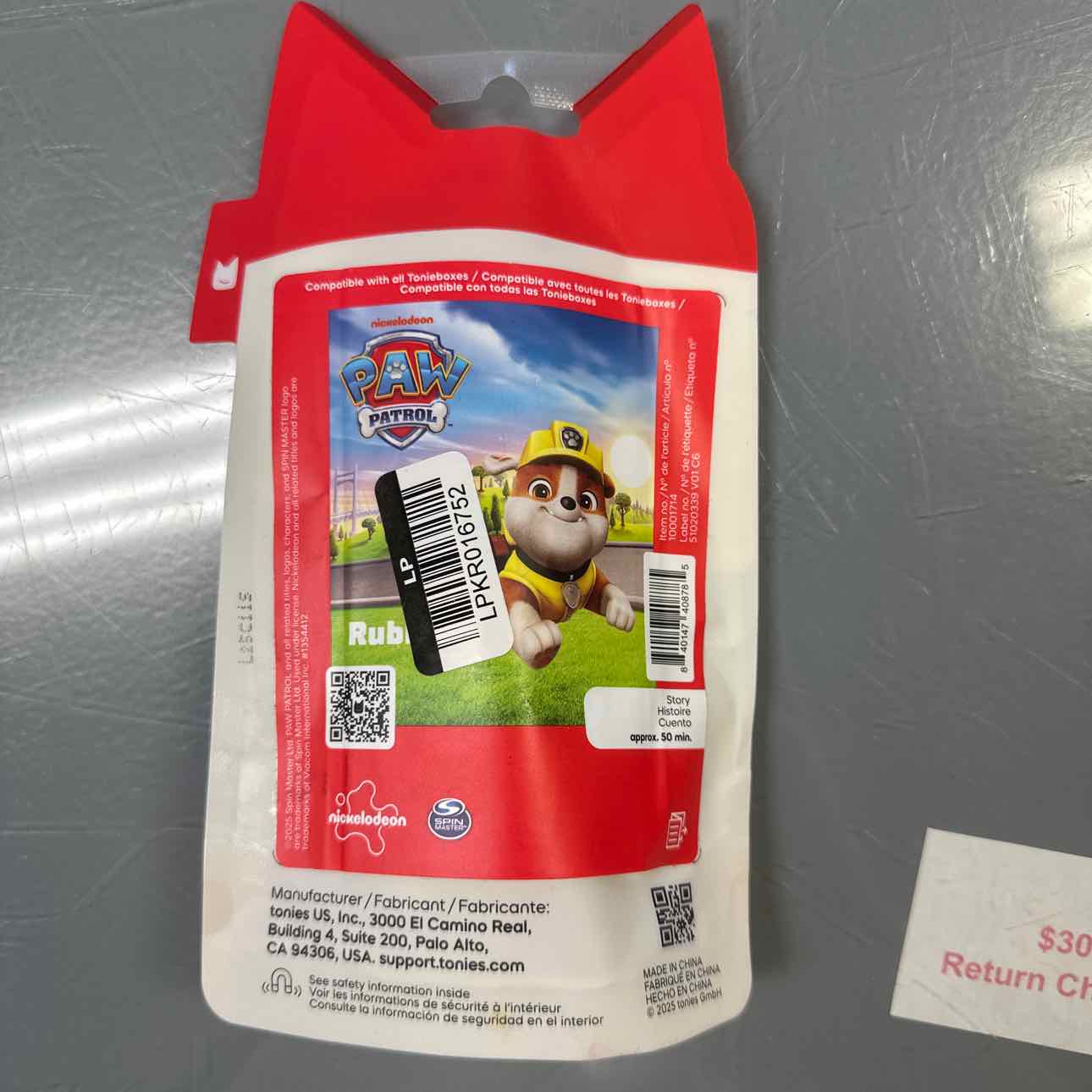 NEW Tonies Paw Patrol Toys
