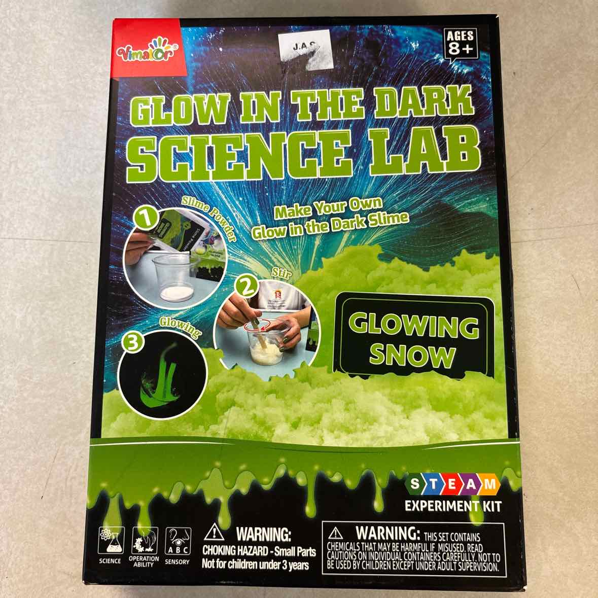 NEW Vimalor Glow in the Dark Science Lab Crafts