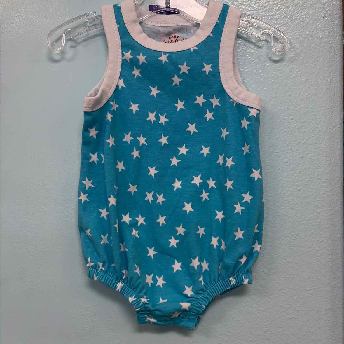 12 Months Cat Jack Romper
