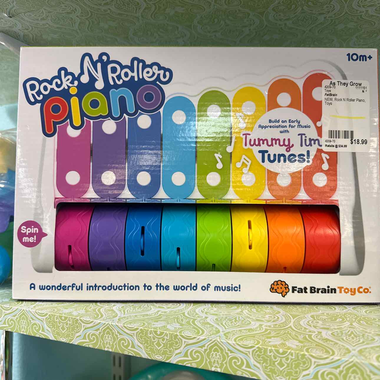 NEW FatBrain Rock N Roller Piano Toys