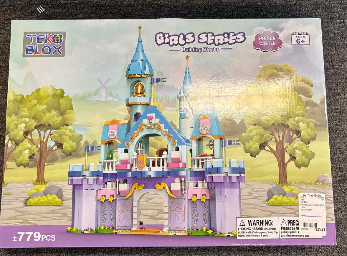 Tek Blox Princess Castle Building Set Toys