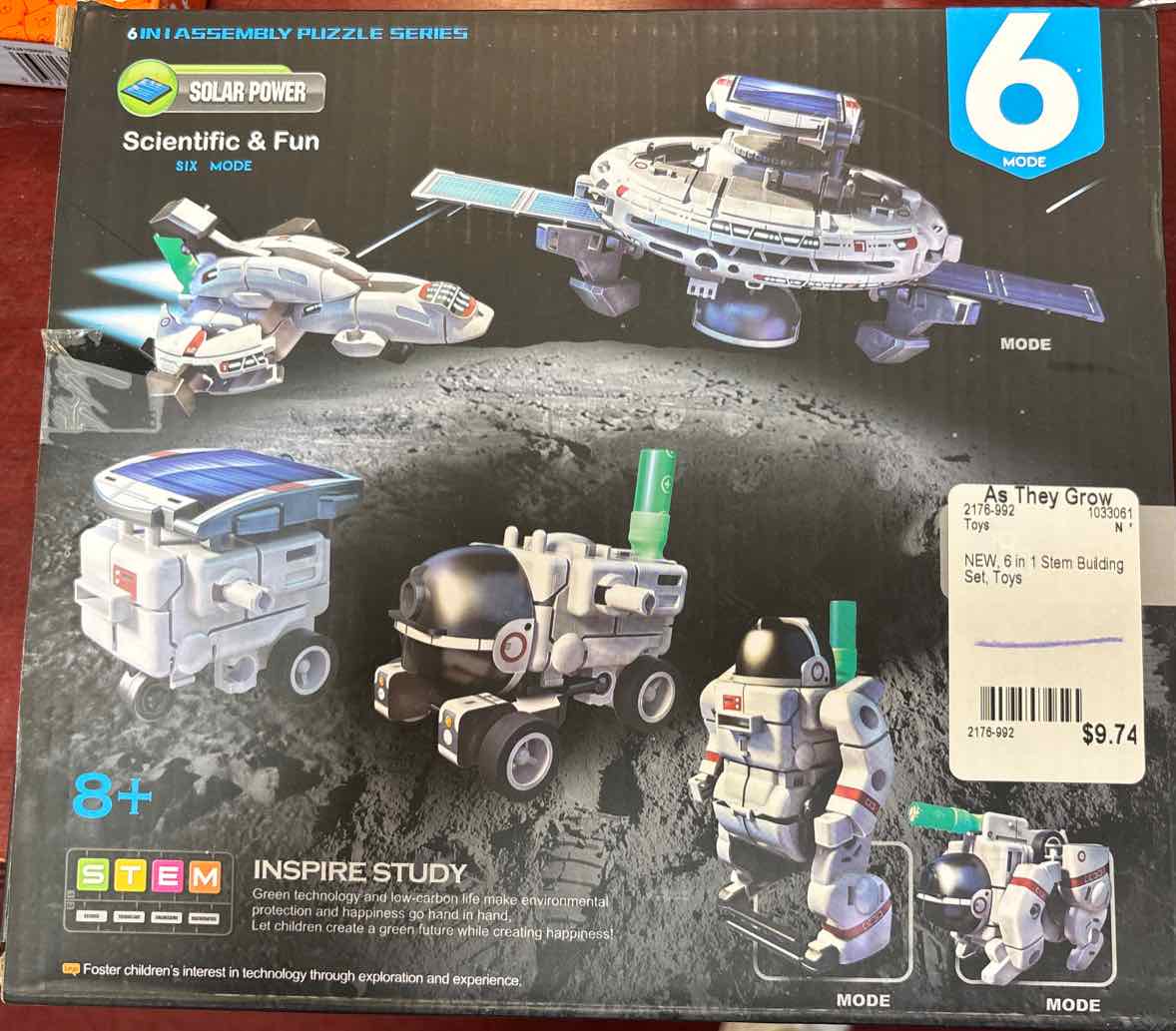 NEW 6 in 1 Stem Building Set Toys