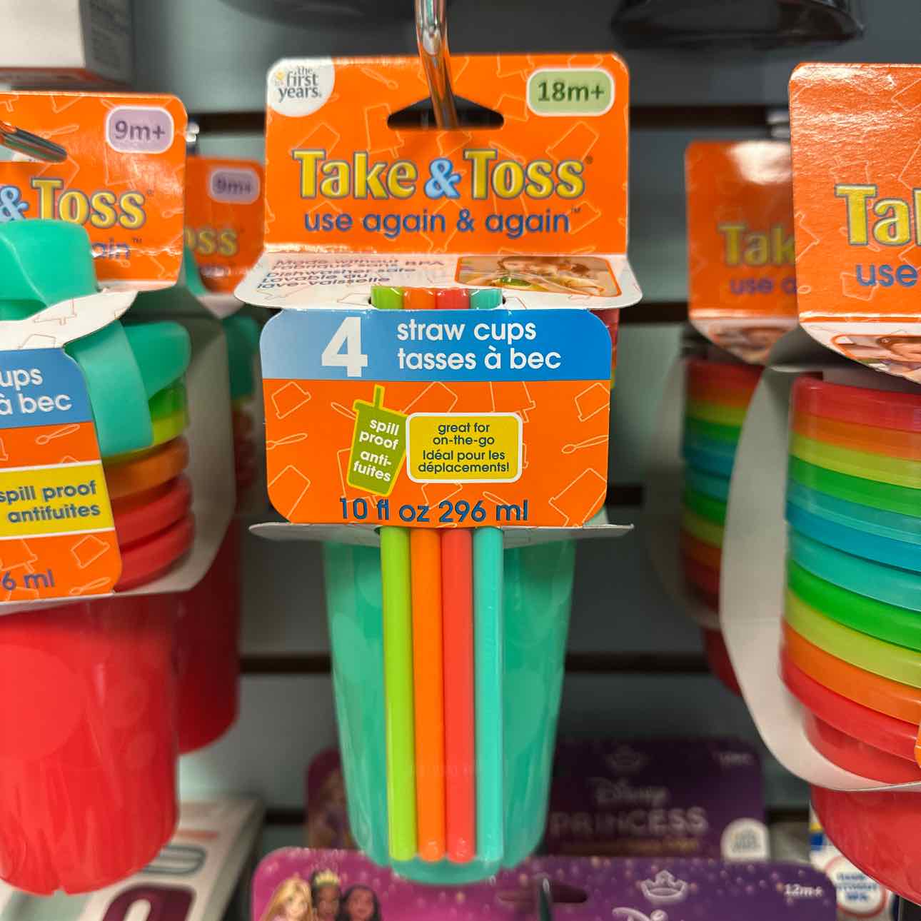 NEW The First Years 4 Pack Straw Cup Feeding