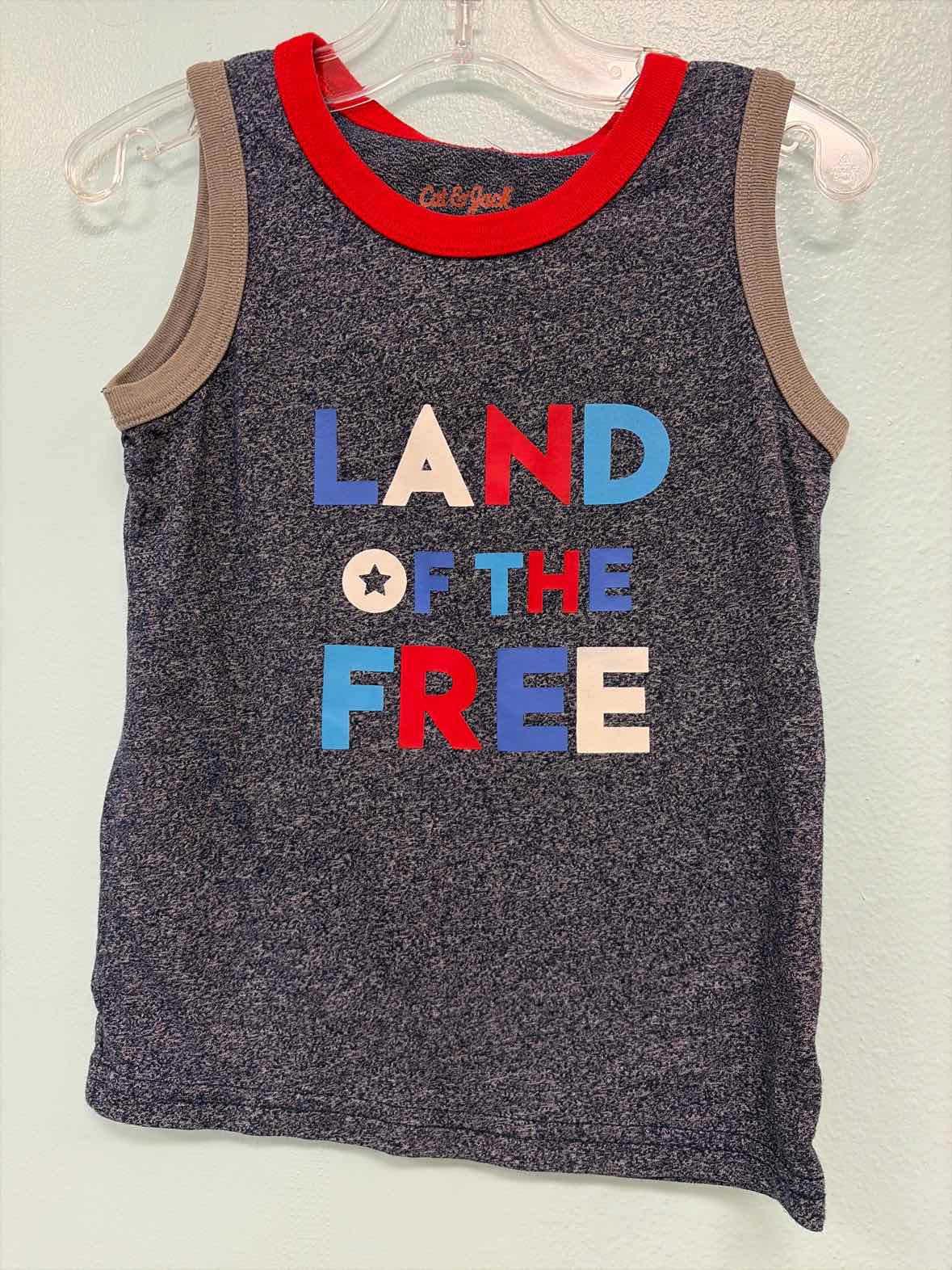 4T Cat Jack Tank Top