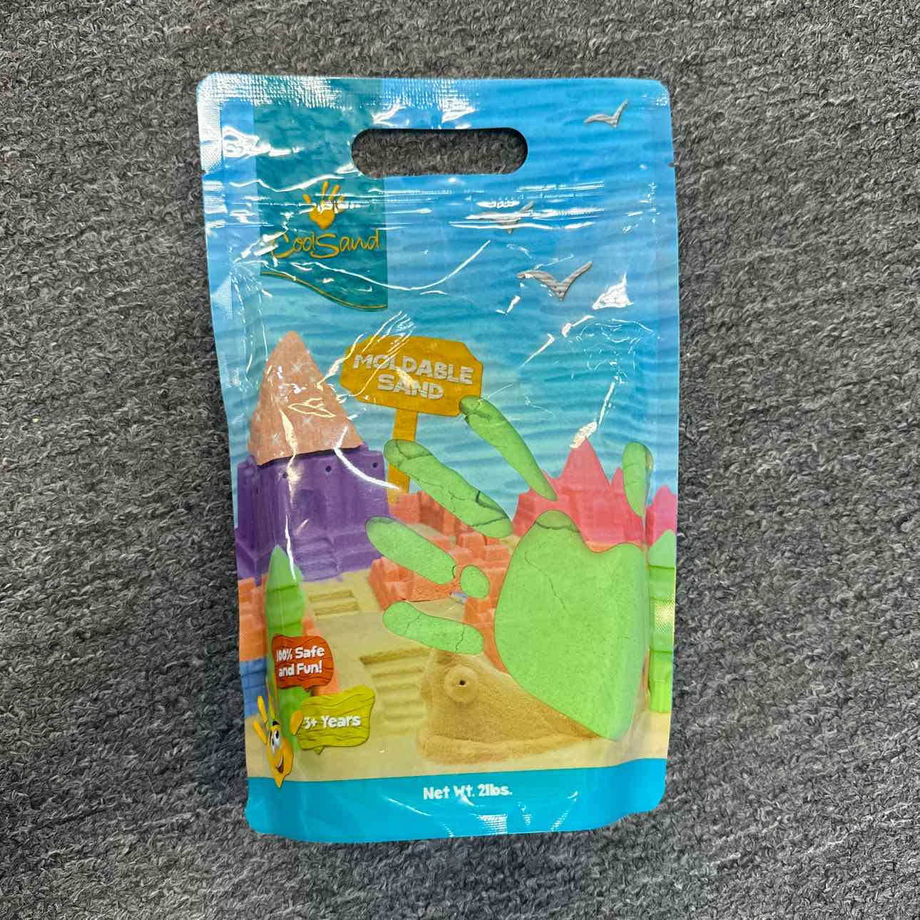 NEW Cool Sand 2lb Moldable Sand Bag Crafts