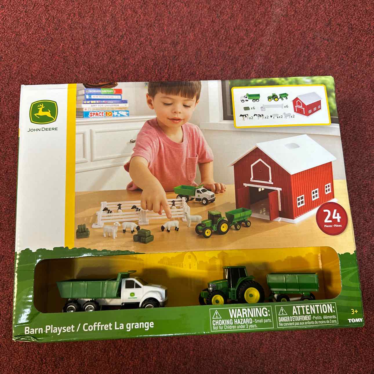 NEW John Deere Take Along Barn Playset Toys