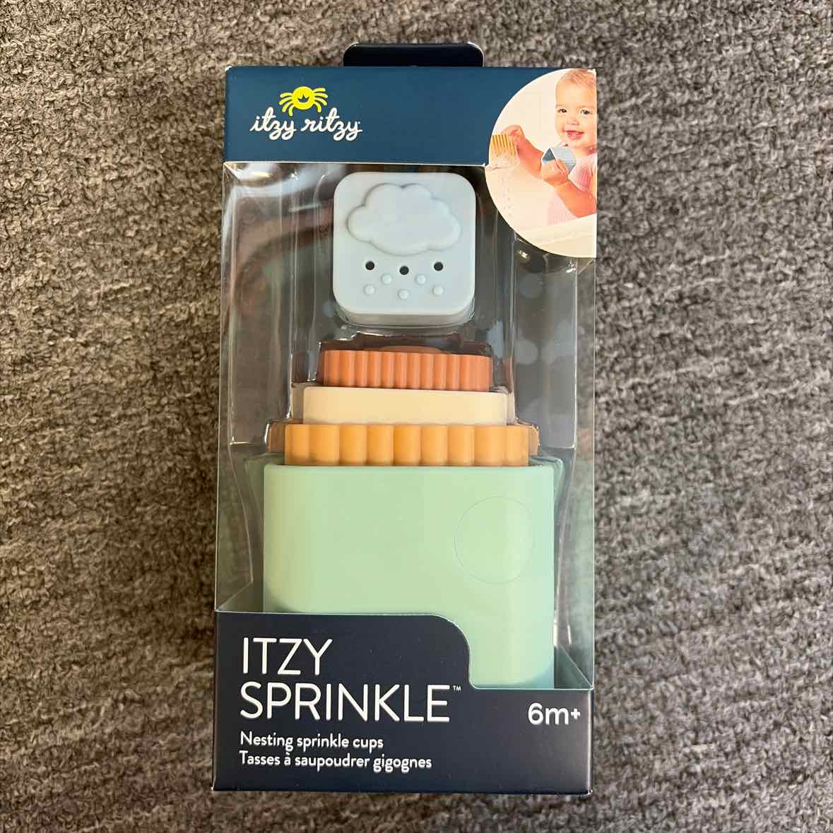 NEW Itzy Ritzy Sprinkle Nesting Bath/Water Toys