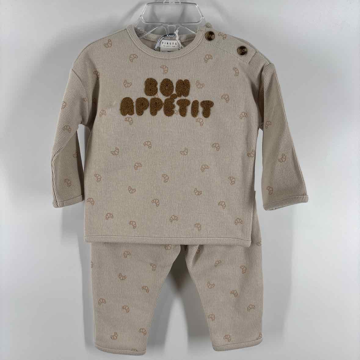 6 Months NEW Firsts by Petit Lem 2 pc ensembles