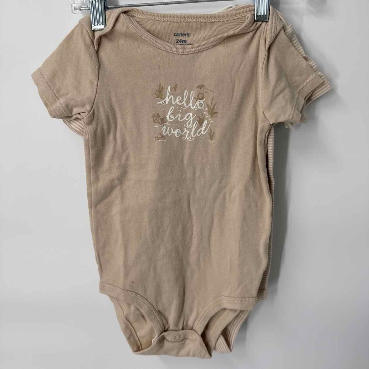 24 Months Carters 3 Pack Onesie Shirt