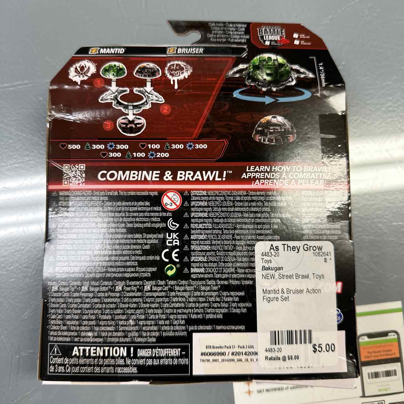 NEW Bakugan Street Brawl Toys
