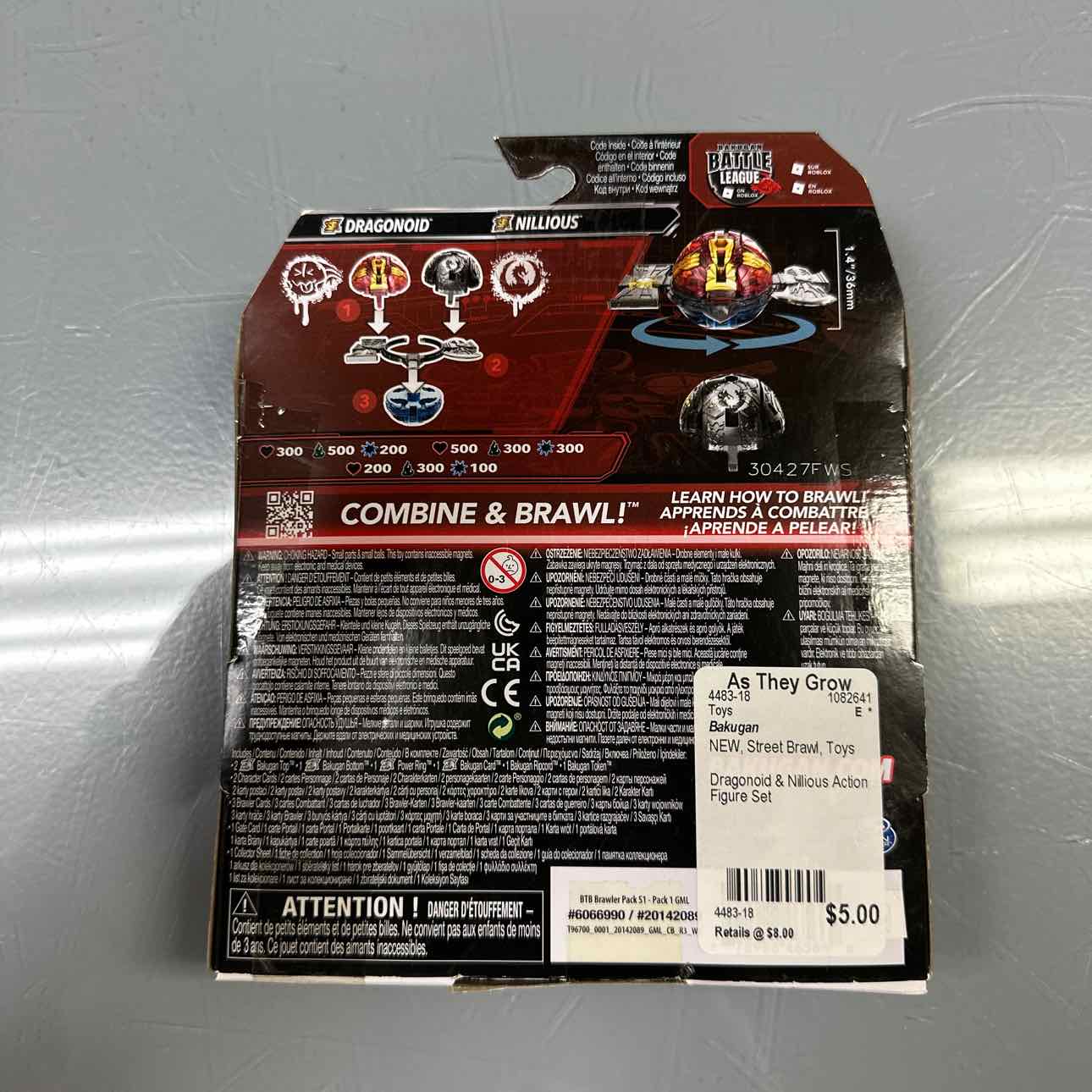 NEW Bakugan Street Brawl Toys