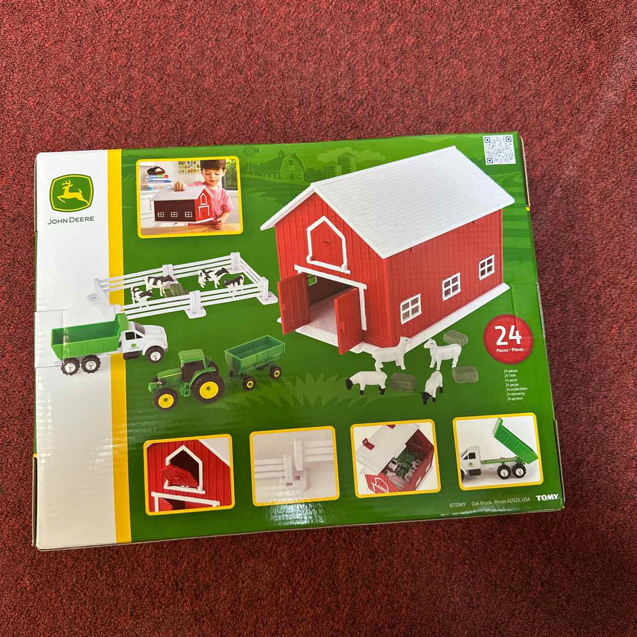 NEW John Deere Take Along Barn Playset Toys