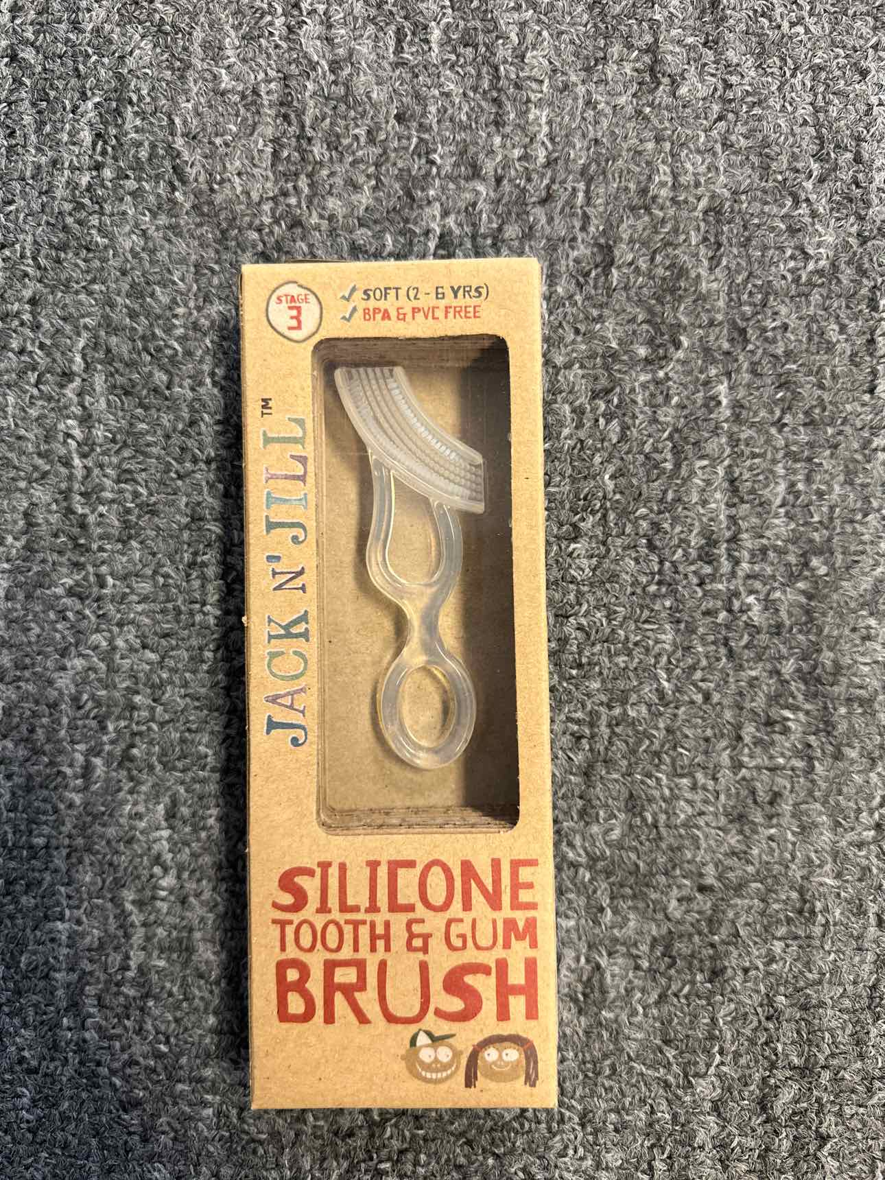 Silicone Tooth & Gum Brush NEW Jack n Jill Misc Items