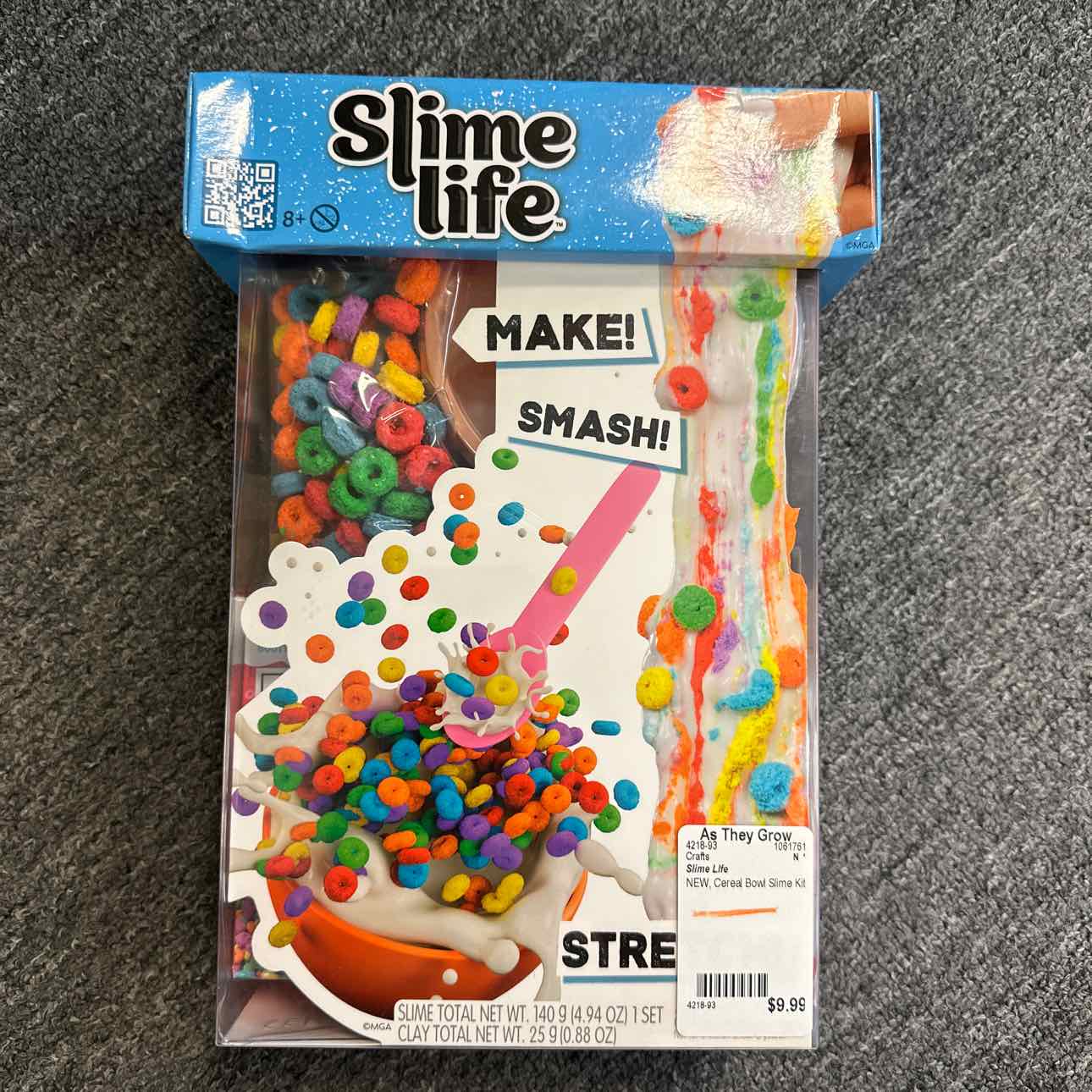 NEW Slime LIfe Cereal Bowl Slime Kit Crafts