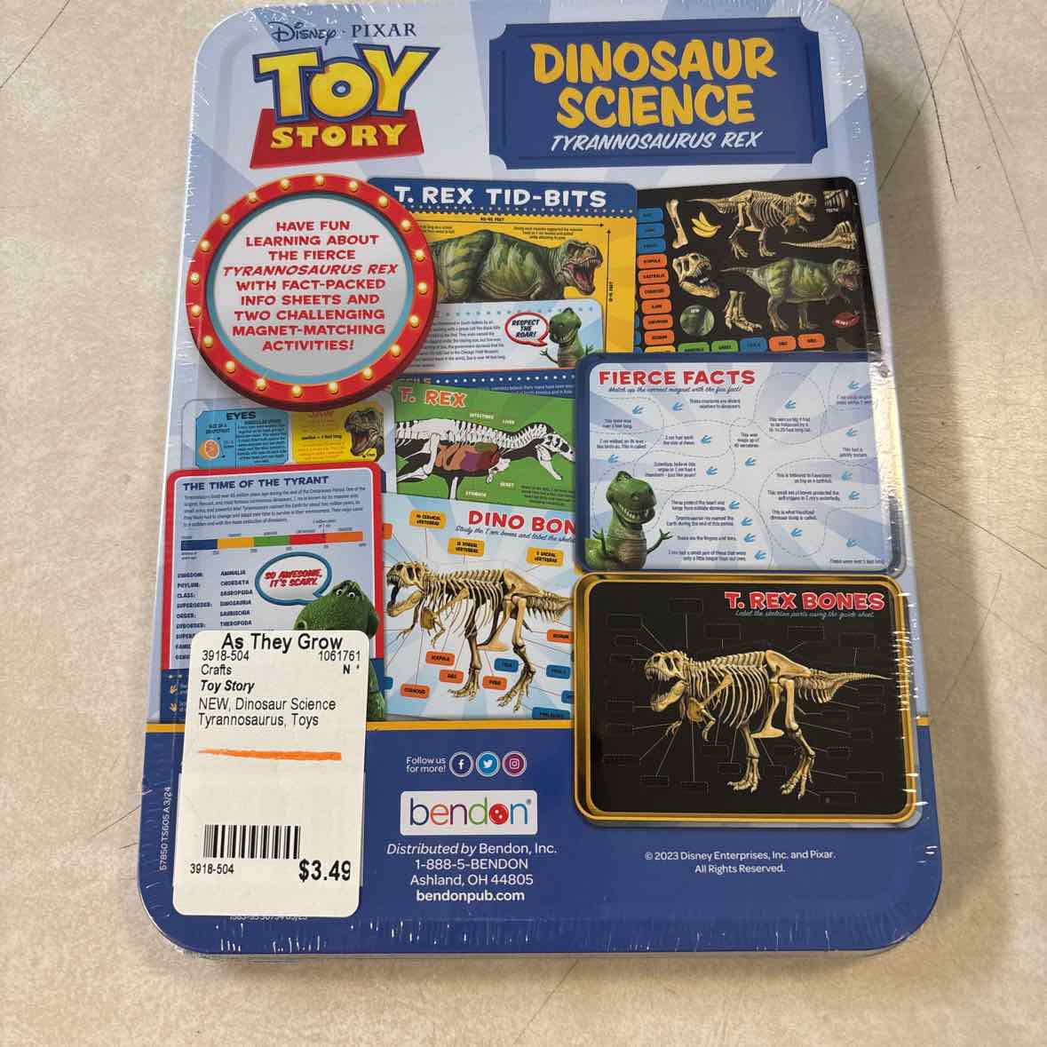 NEW Toy Story Dinosaur Science Tyrannosaurus Rex Crafts