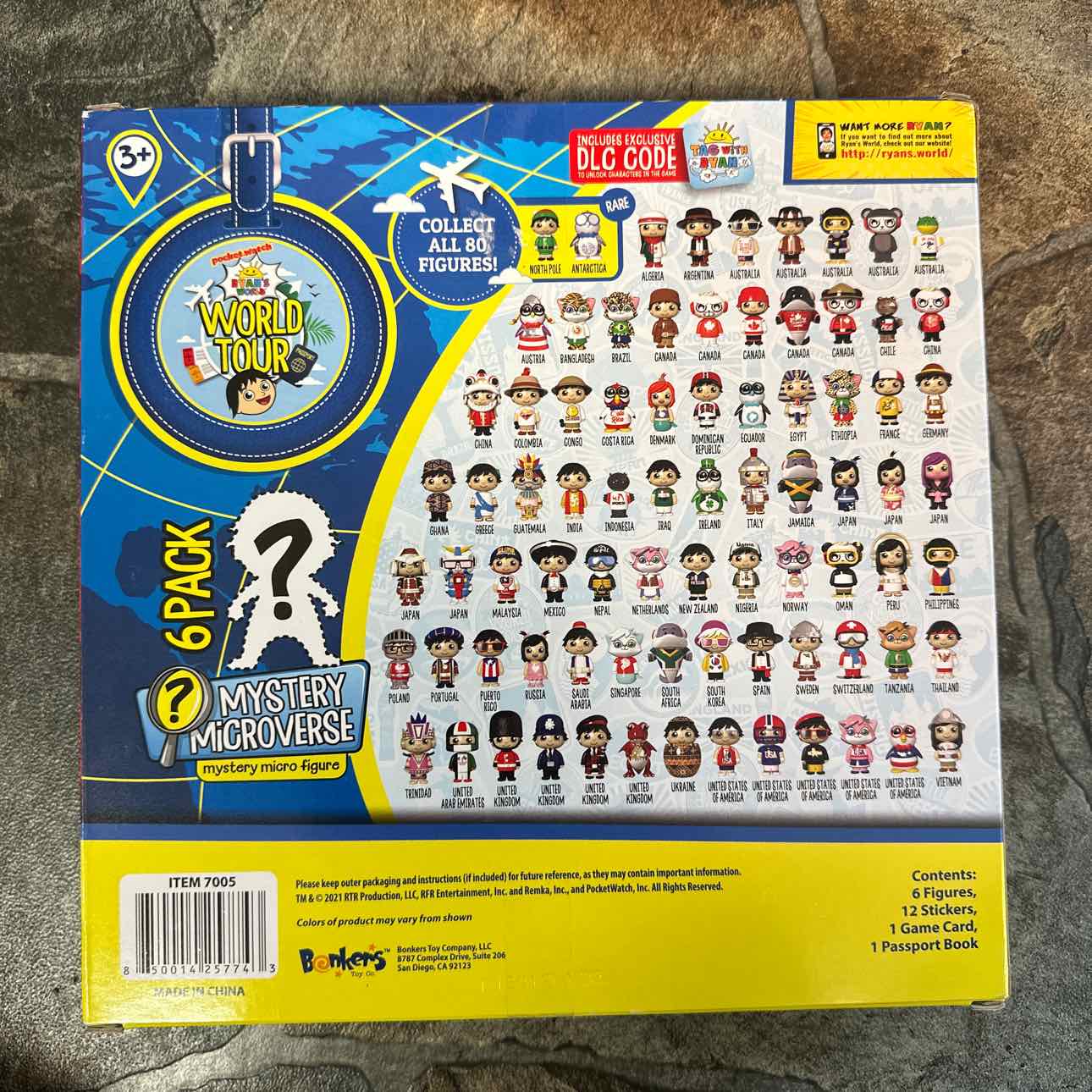 NEW Ryans World Passport Pack Toys