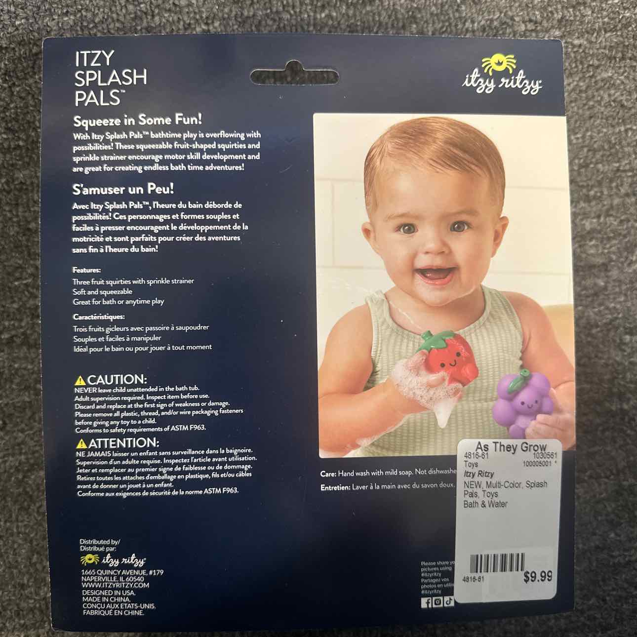 NEW Itzy Ritzy Splash Pals Toys