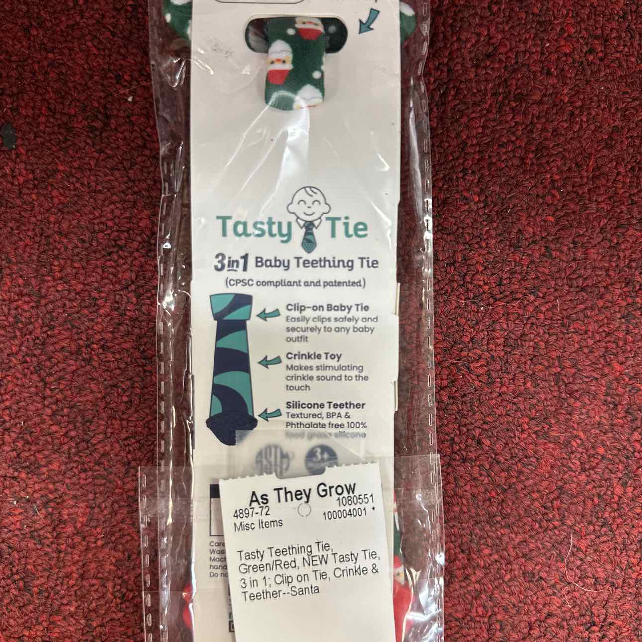 Tasty Teething Tie NEW Tasty Tie Misc Items
