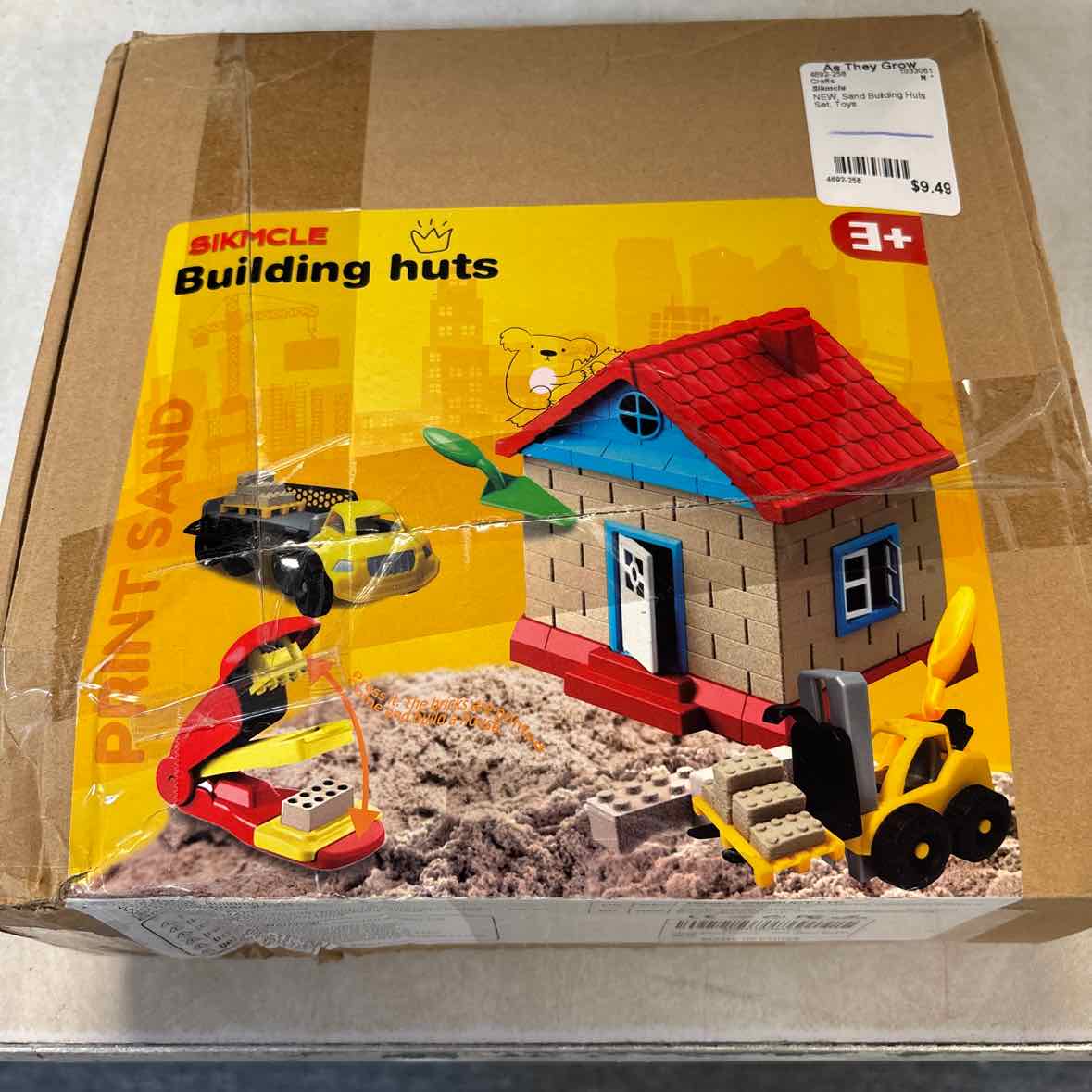 NEW Sikmcle Sand Building Huts Set Crafts
