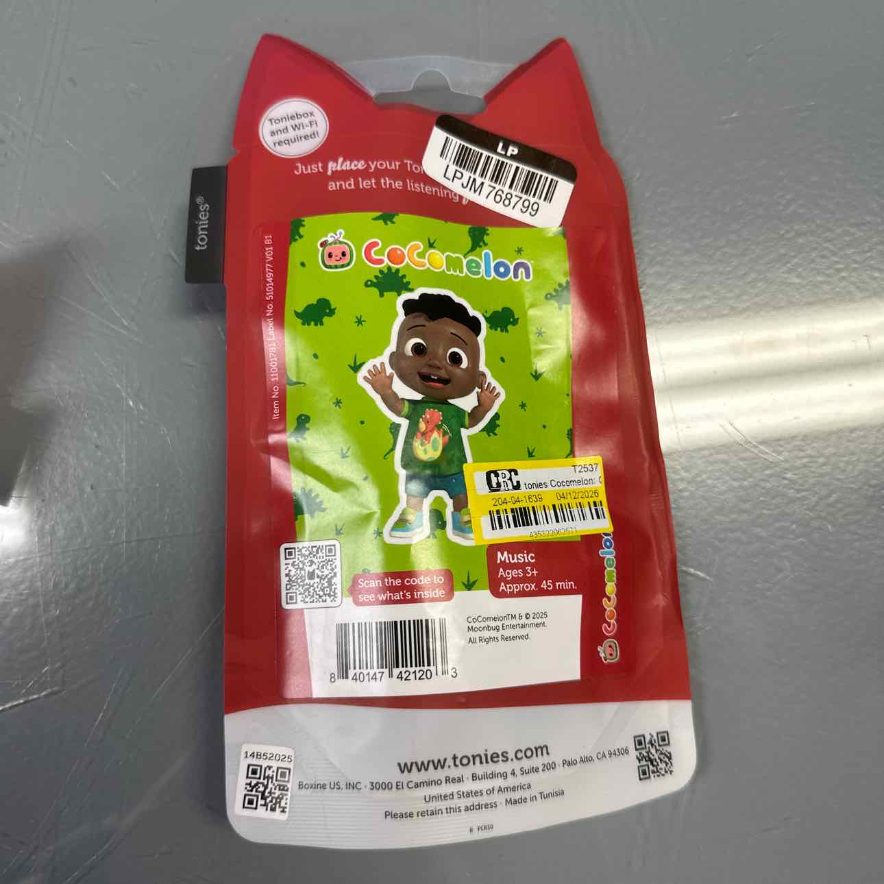 NEW Tonies Cocomelon Toys