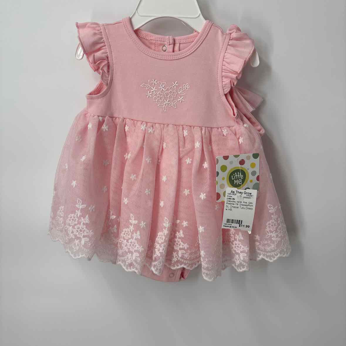 3 Months NEW Little Me Dress