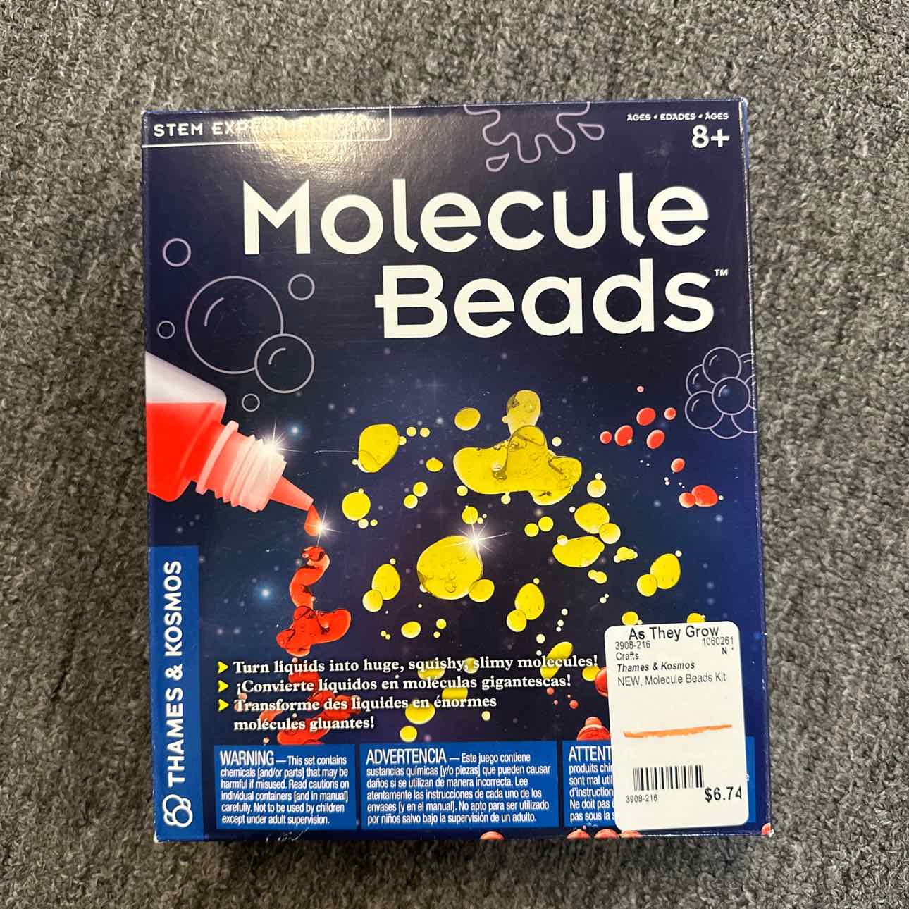 NEW Thames & Kosmos Molecule Beads Kit Crafts