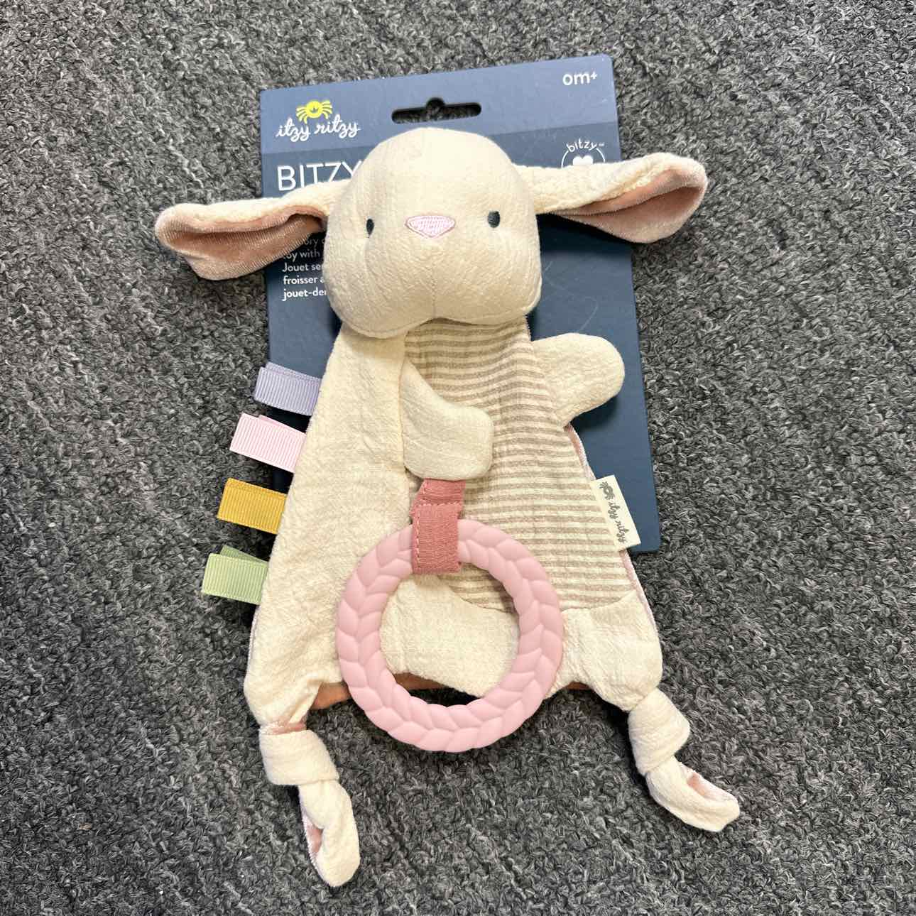 NEW Itzy Ritzy Bunny Crinkle Sensory Toy Toys