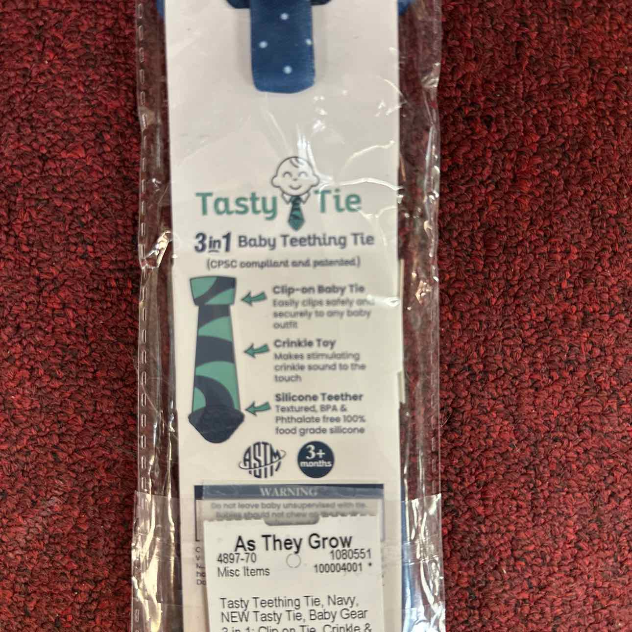 Tasty Teething Tie NEW Tasty Tie Misc Items