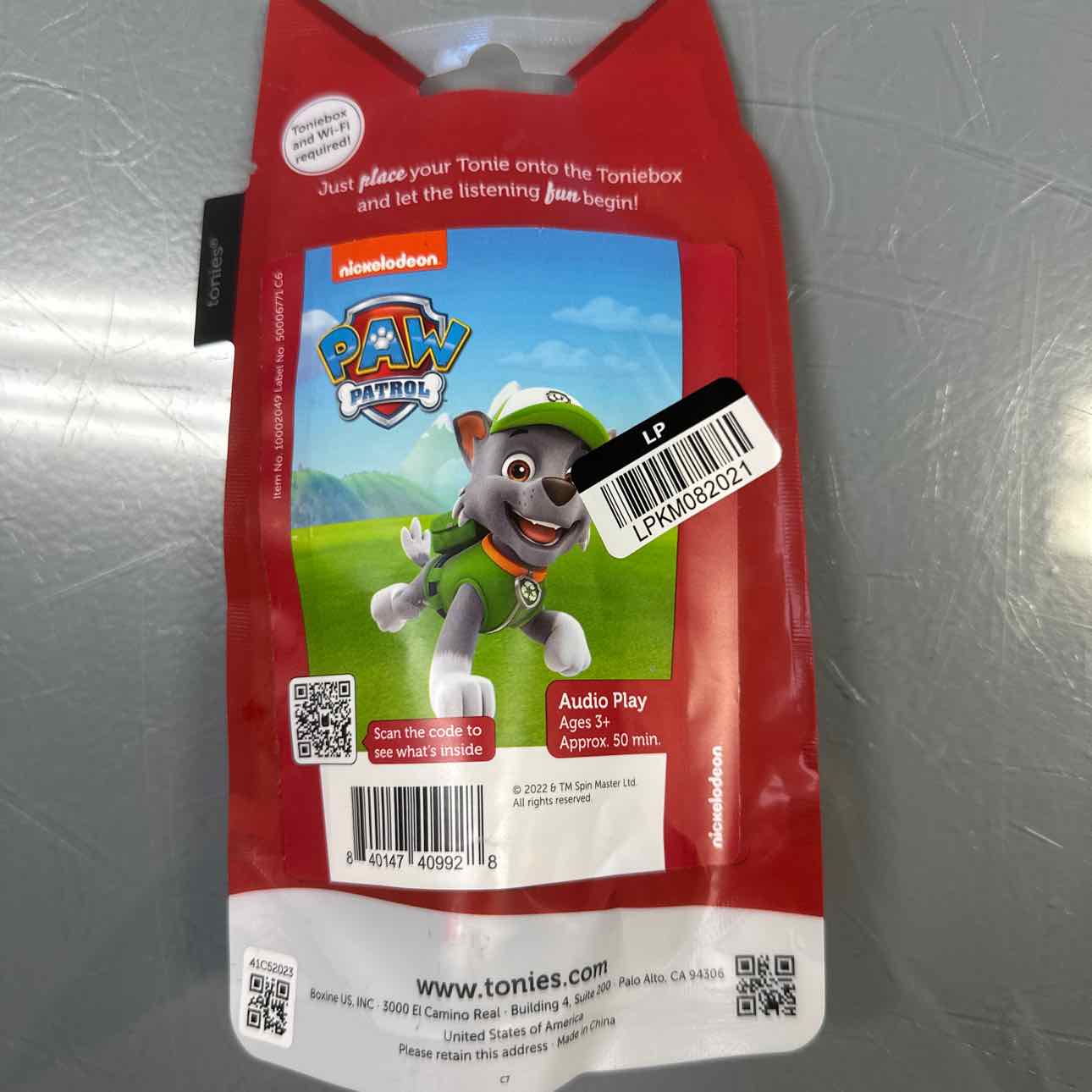 NEW Tonies Paw Patrol Toys