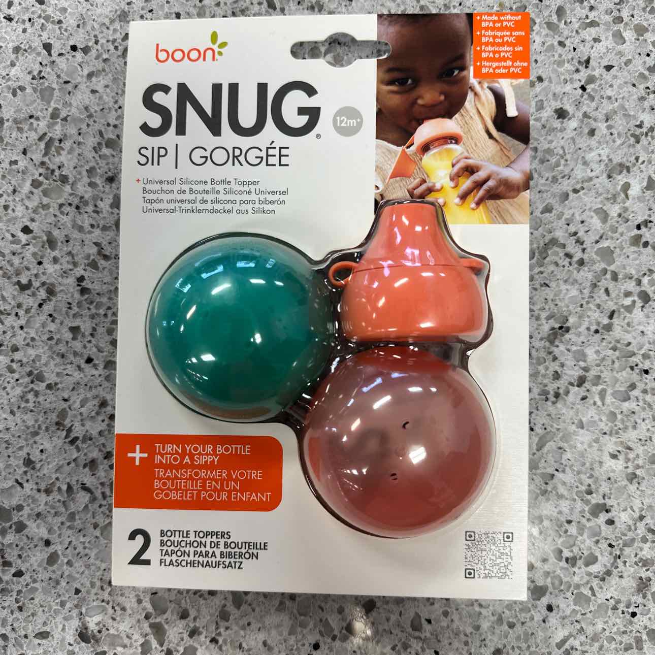 NEW Boon Snug Bottle Topper & Case Feeding
