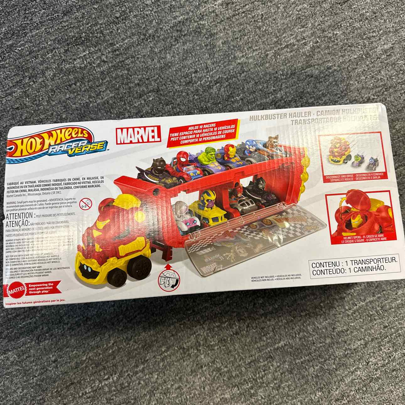 NEW Hot Wheels RacerVerse Marvel Hauler Toys
