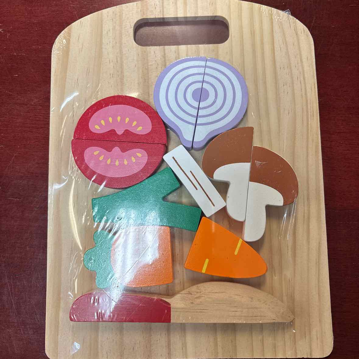 NEW Wood Food Set Toys