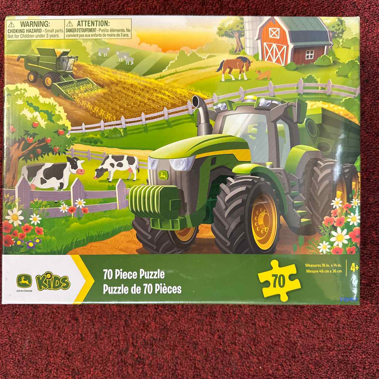 NEW John Deere 70 Piece Puzzles