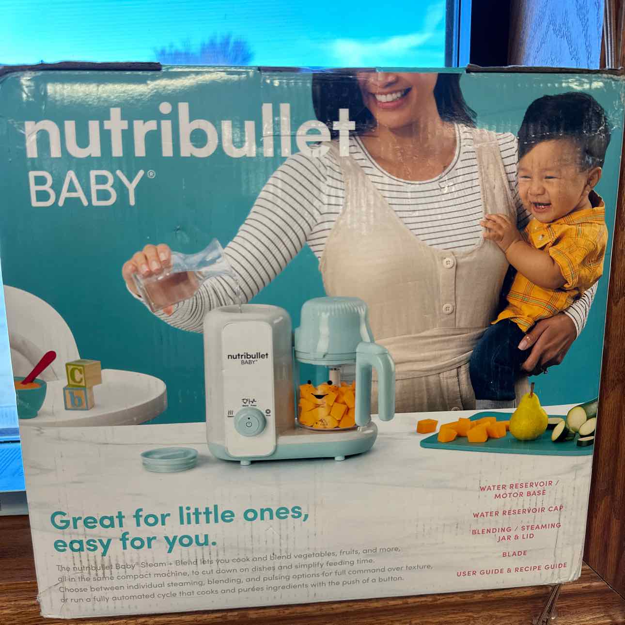 NutriBullet Steam & Blend Baby Food Processor Feeding