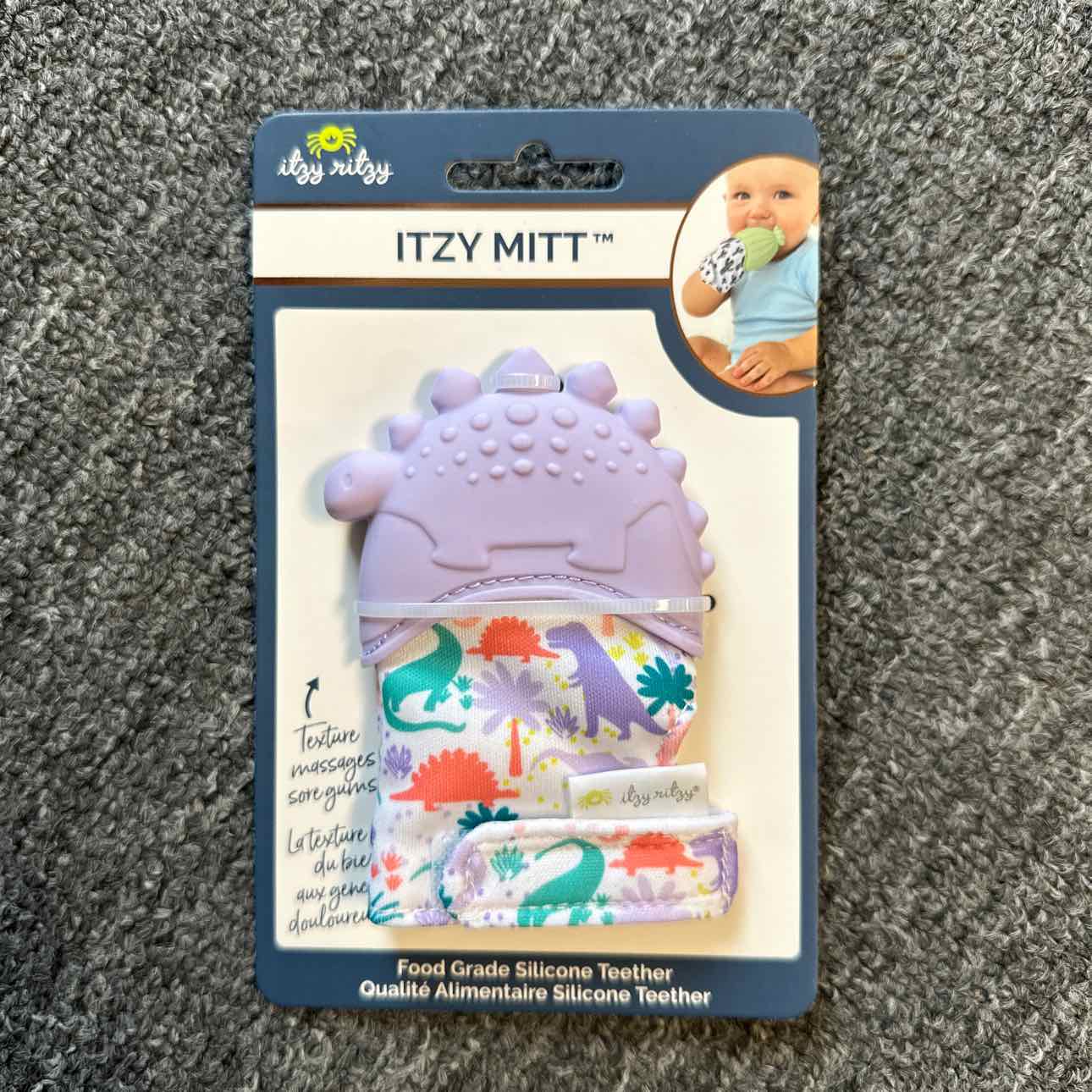 Dino Teething Mitt NEW Itzy Ritzy Misc Items