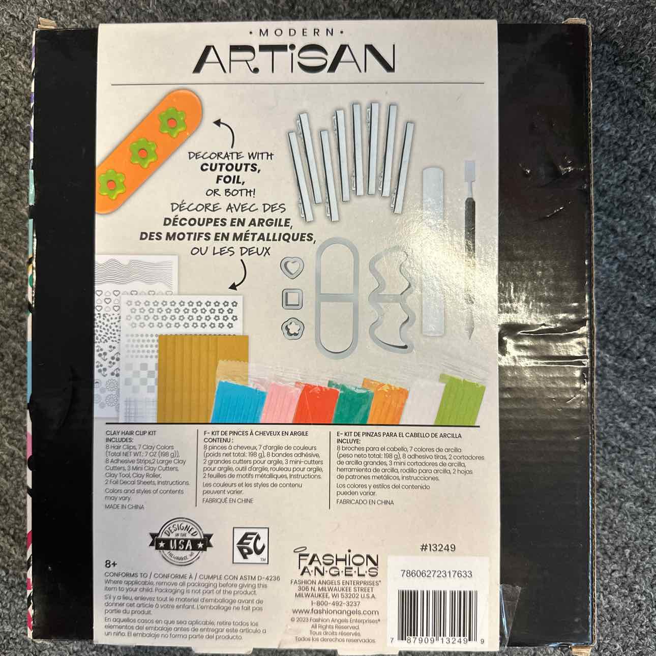 NEW Modern Artisan Clay Hair Clip Kit Crafts