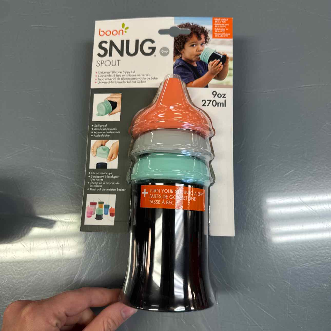NEW Boon Snug Spout Cup Feeding