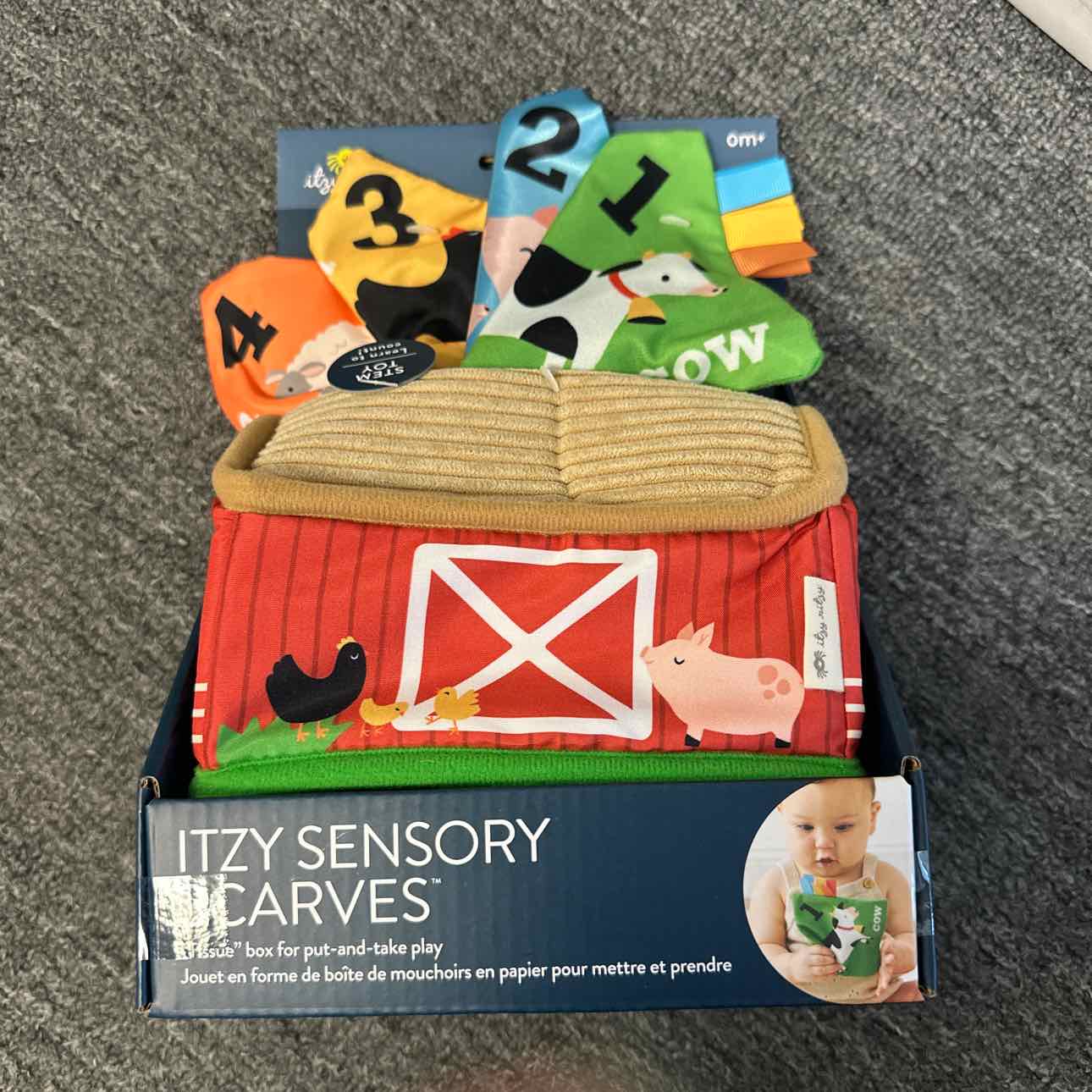 NEW Itzy Ritzy Sensory Scarves Toys