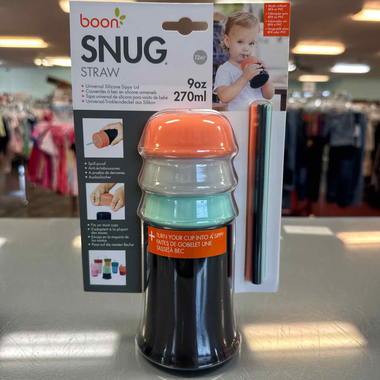 NEW Boon Snug Straw Cup Feeding