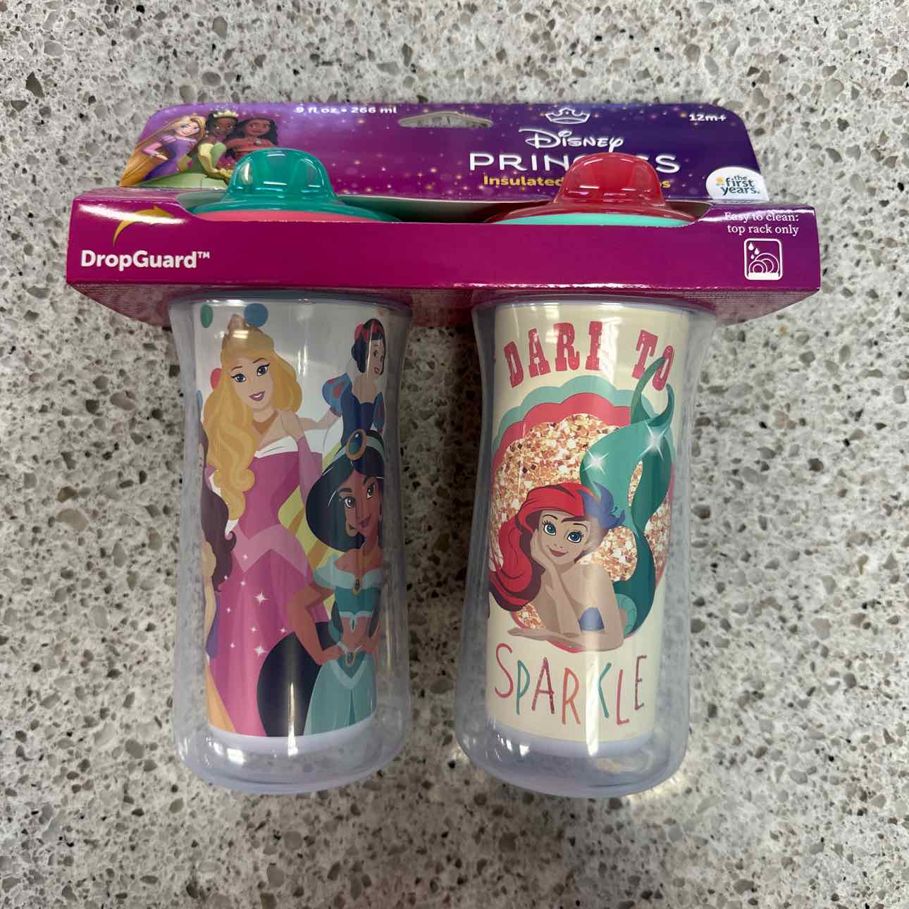 NEW The First Years 2 pack Insulated Cups Feeding
