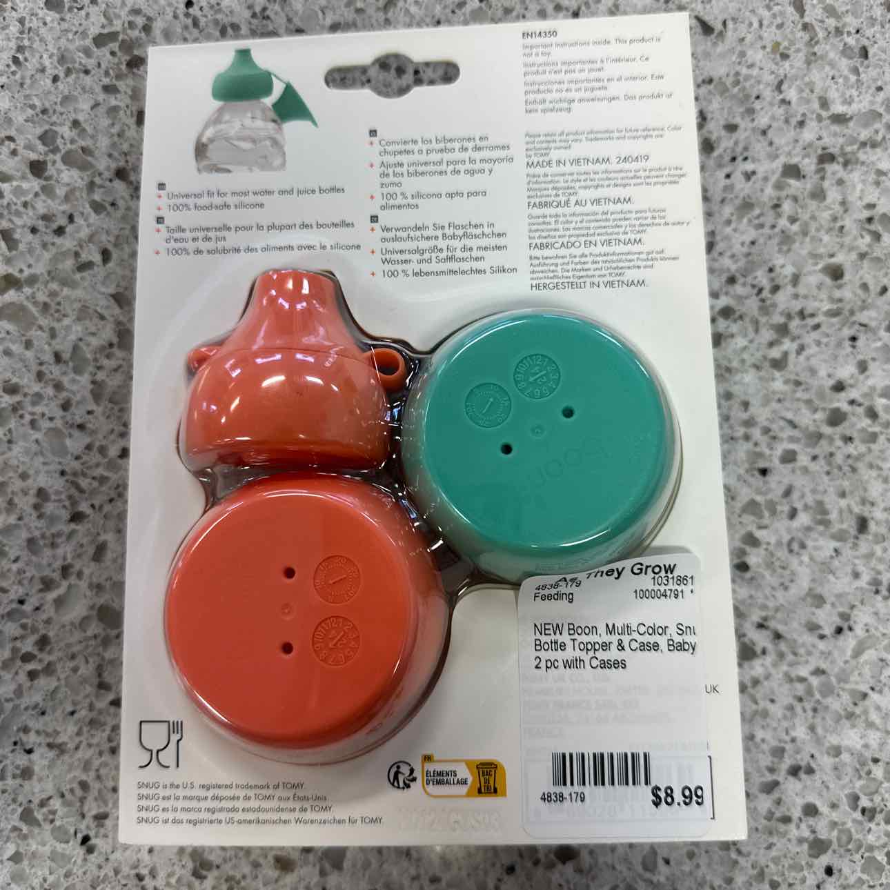 NEW Boon Snug Bottle Topper & Case Feeding