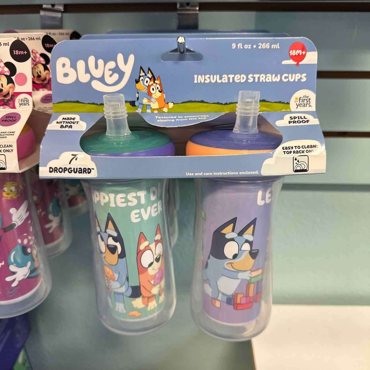 NEW The First Years 2 pack Straw Cup Feeding