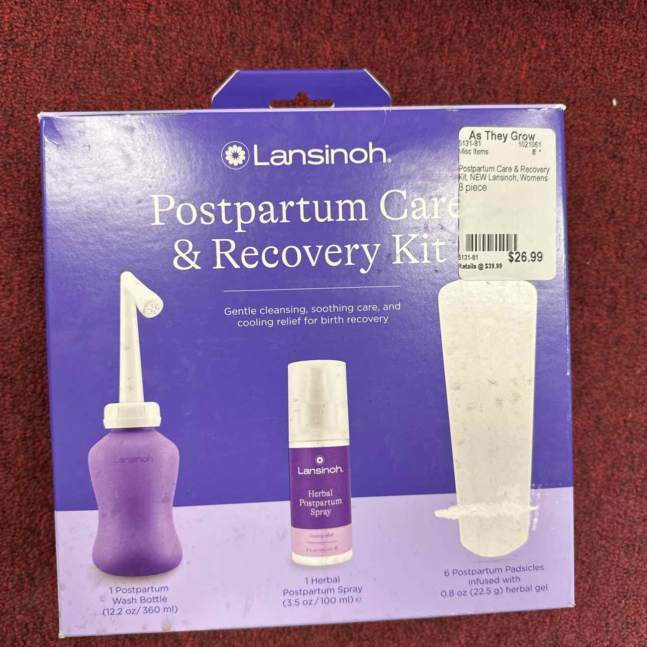 Postpartum Care & Recovery Kit NEW Lansinoh Misc Items